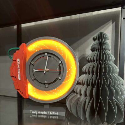 Zegar tarcza hamulcowa z podświetleniem LED