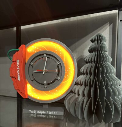 Zegar tarcza hamulcowa z podświetleniem LED
